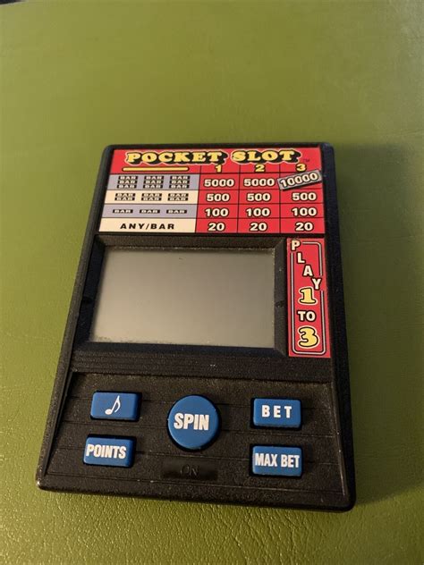 Radica Pocket Slot 10000 Handheld Game Model .